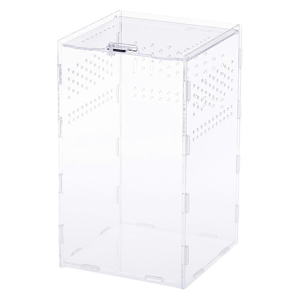 1 Set Reptile Habitat Breeder Boxes Clear Breeder Cases Clear Incubators for Reptile