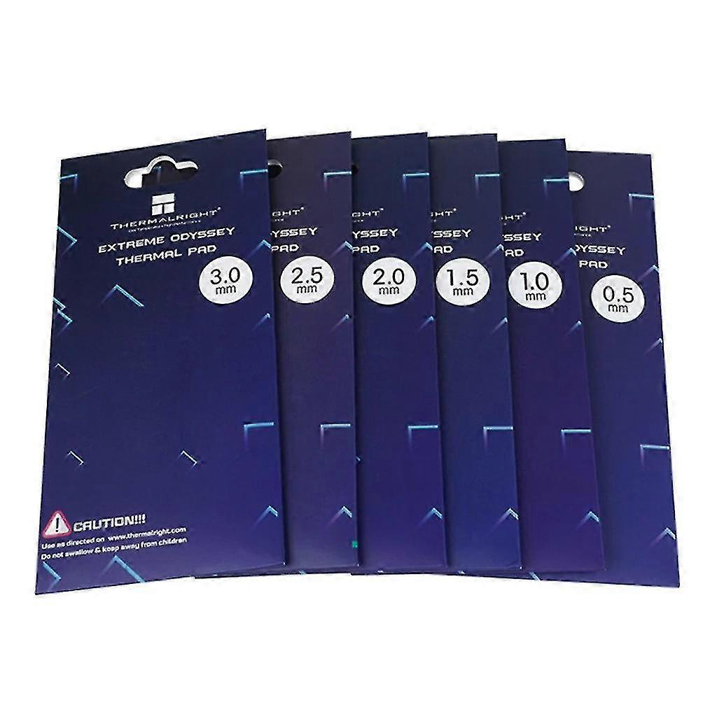 85x45mm Silicone Thermal Pad For Cpu Gpu Heatsink 0.5 1.0 1.5 2.0 2.5 3.0mm