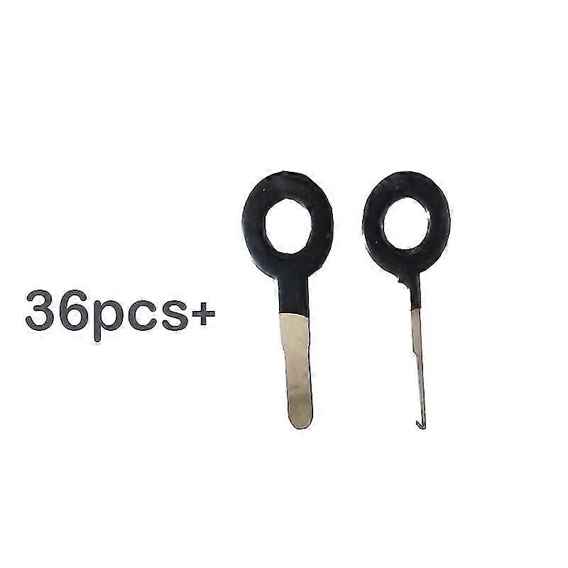 18/36/38pcs Car Terminal Removal Tool Wire Plug Connector Extractor Puller Release Pin Extractor Kit For Car Plug Repair Tool