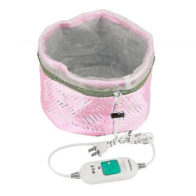 Trattamento termico elettrico per capelli Beauty Steamer Spa Nourishing Hair Care Cap Impermeabile Anti-elettricità Controllo Riscaldamento EU Plug