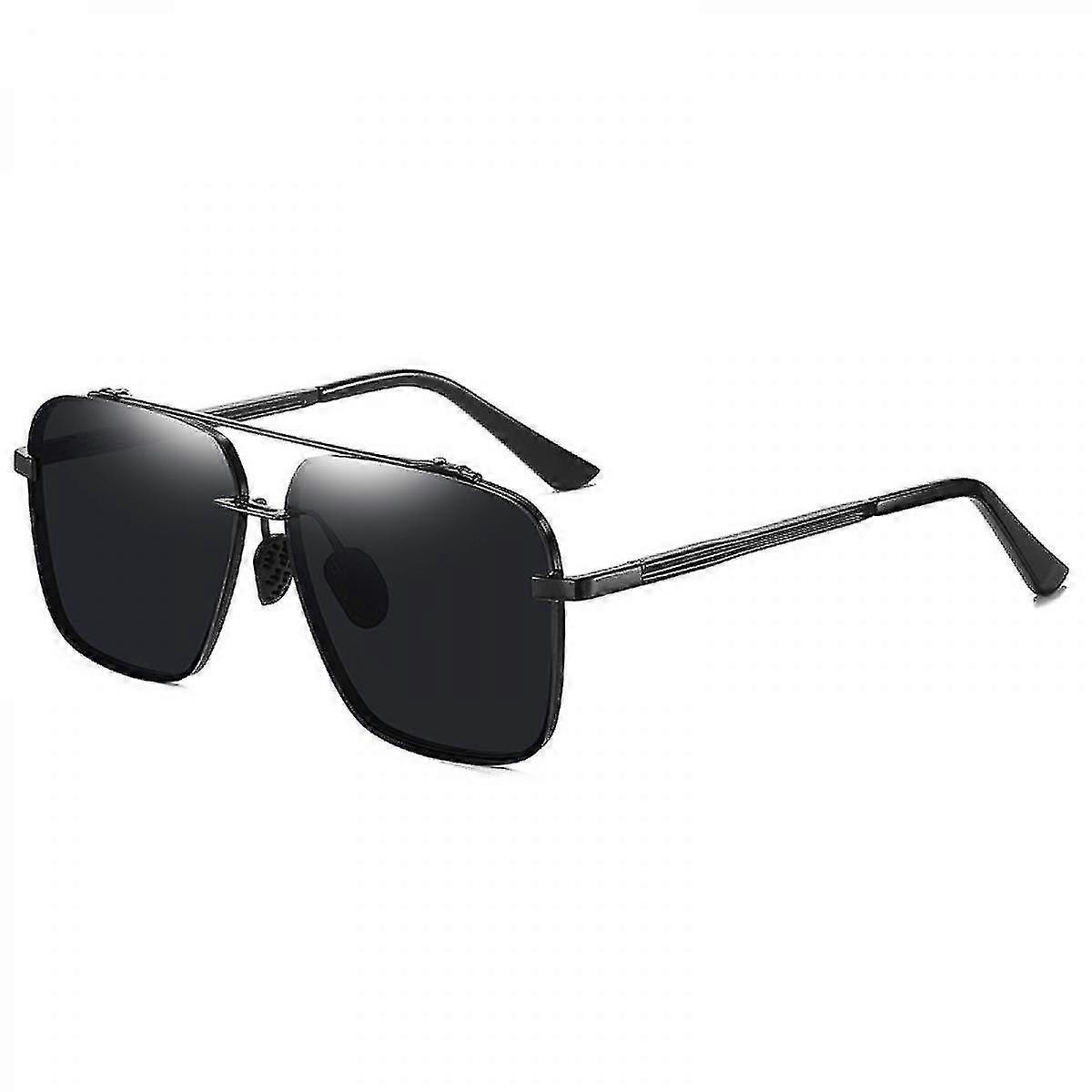 Trendy Oversized Square Metal Frame Sunglasses For Women Men Flat Mirrored Lens Uv Protection Sunglassesxq-sg710
