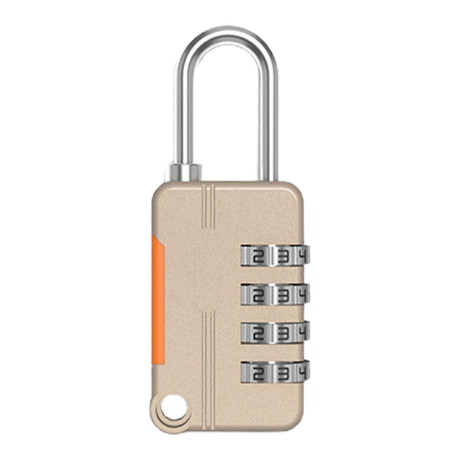 Password Lock Anti-theft Safe Mini Luggage Dial Digits Combination Padlock for Backpack JIKAIX