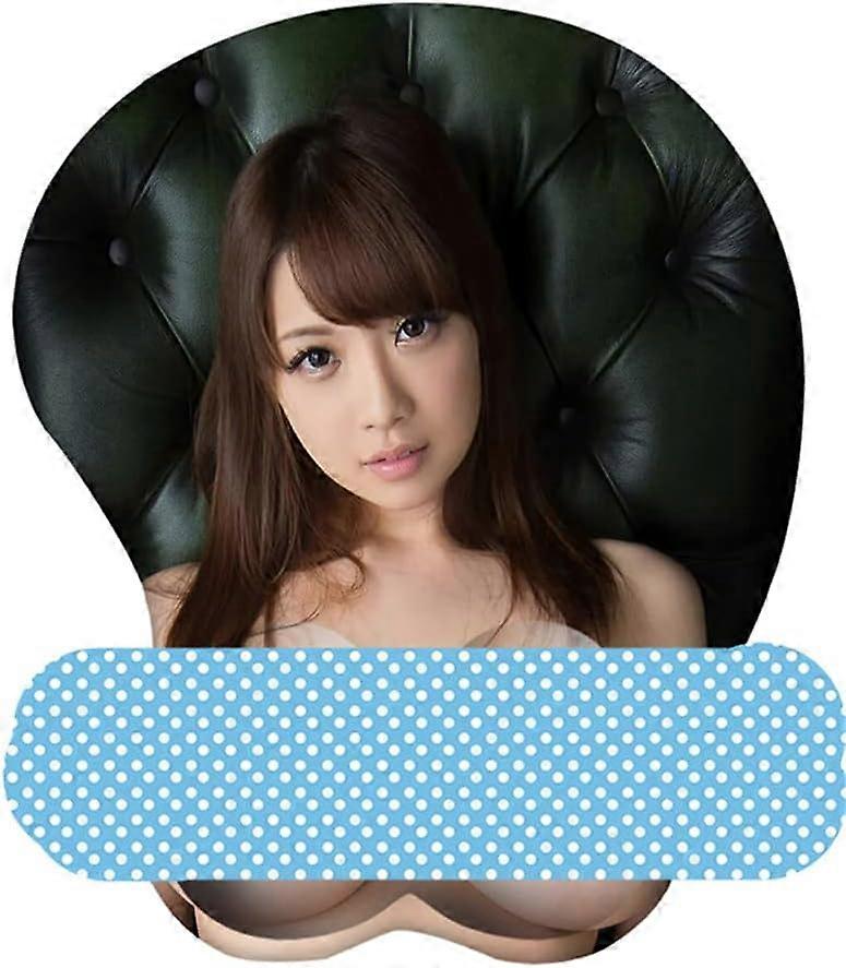 3D أنيمي وسادات الماوس مع مسند المعصم دعم لوحات الماوس الألعاب للمكتب والهدايا مضحكة 2Way الجلد