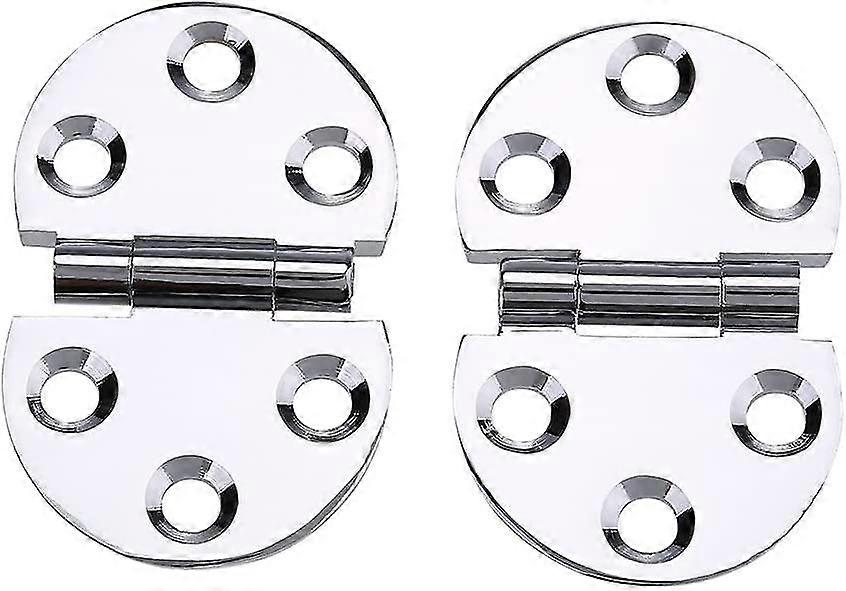 2 X Mini Copper Folding Hinges 180 Degree Rotating Folding Table Top Sewing