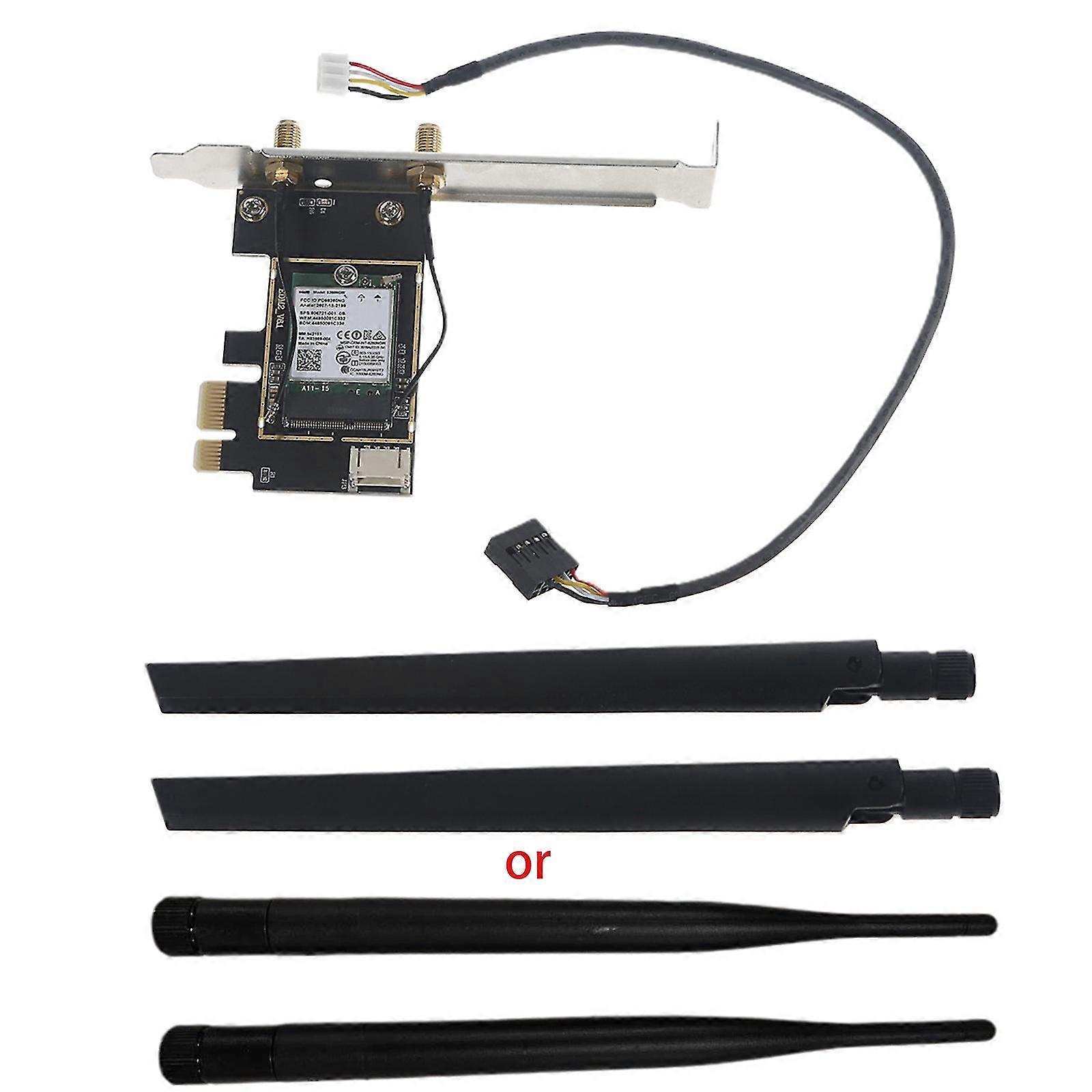 Desktop For Intel Wireless Card Wifi Bluetooth-compatible 4.2 Dual Band Antenna