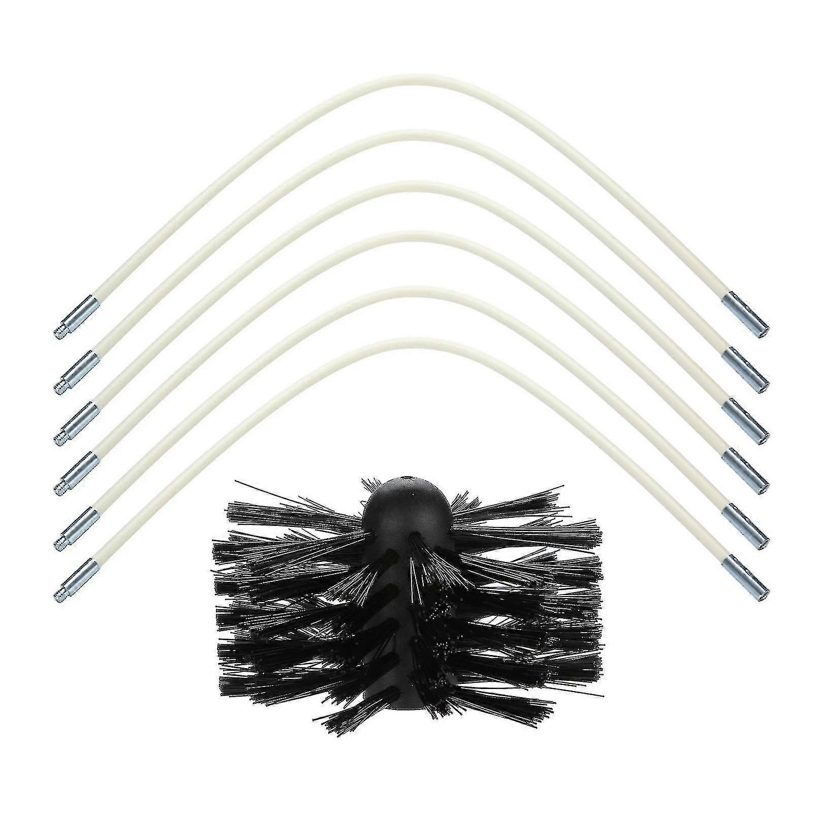 6+1 Rotating Chimney Sweep Set Chimney Sweep Chimney Brush Chimney Brush Kit New