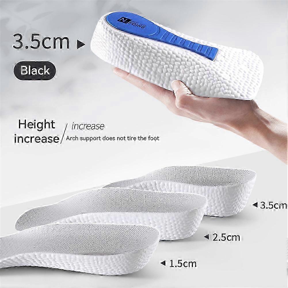 Semelles Orthopediques High Pads 1.0 - Rehausse 3,5cm Soutien Voûte Plantaire Soulagement Douleurs (3 Pièces)