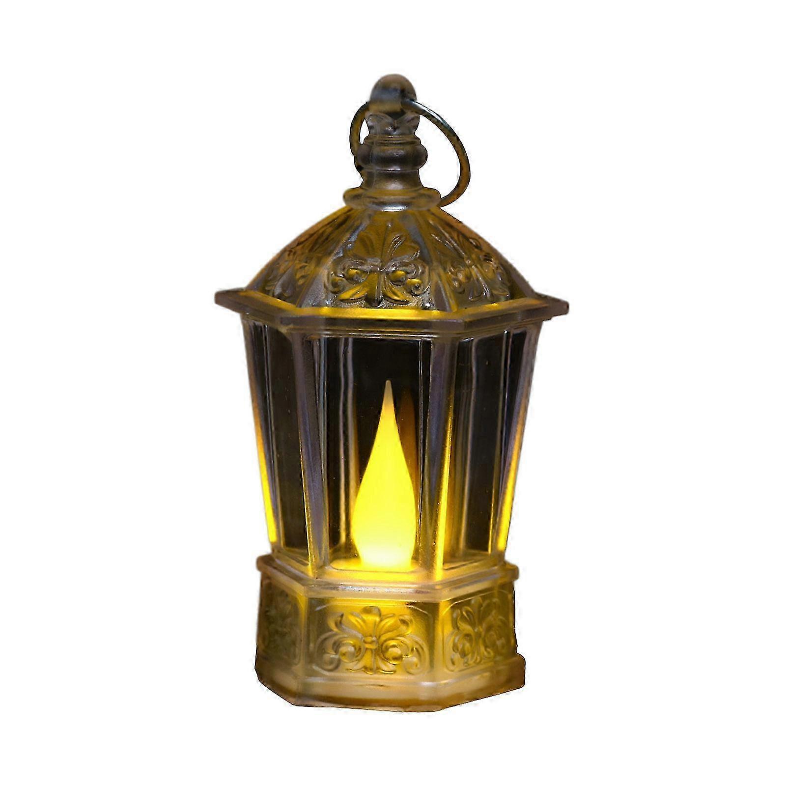 Vintage Mini Pony Light LED Lantern Retro Style Energy-Saving Glare Free Shatterproof Battery Powered Flickering LED Candles