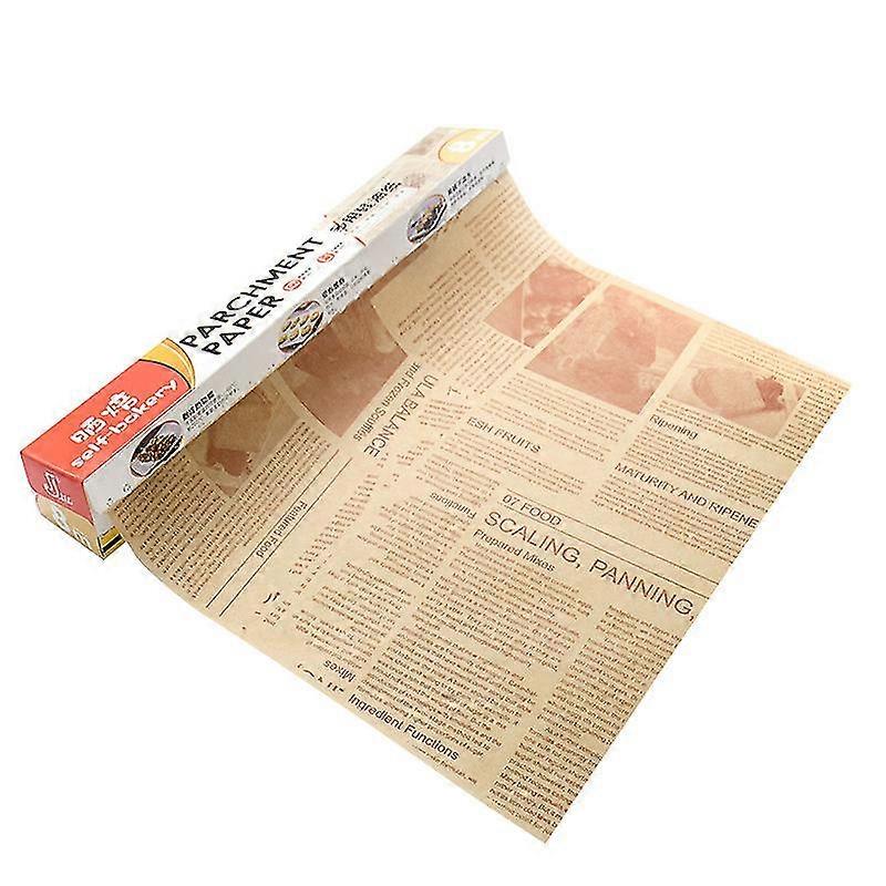 8m Baking Greaseproof Paper Silicone Oil Paper 2pcs