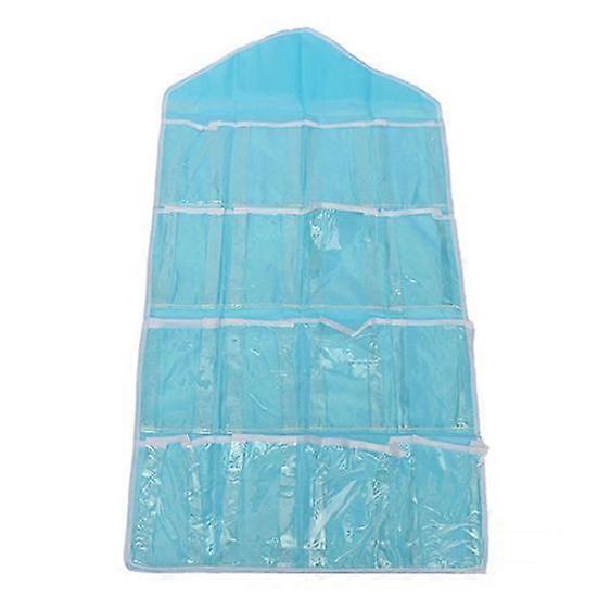 Multifunction Socks Toy Underwear Sorting Storage Bag 16 Pockets Hanging Organizer