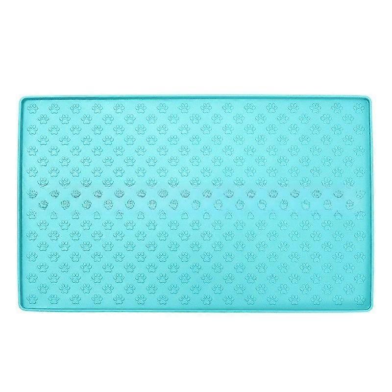 Pet silicone diet mat cat claw shape leak-proof anti-overflow placemat moisture-proof easy to clean cat and dog pet mat