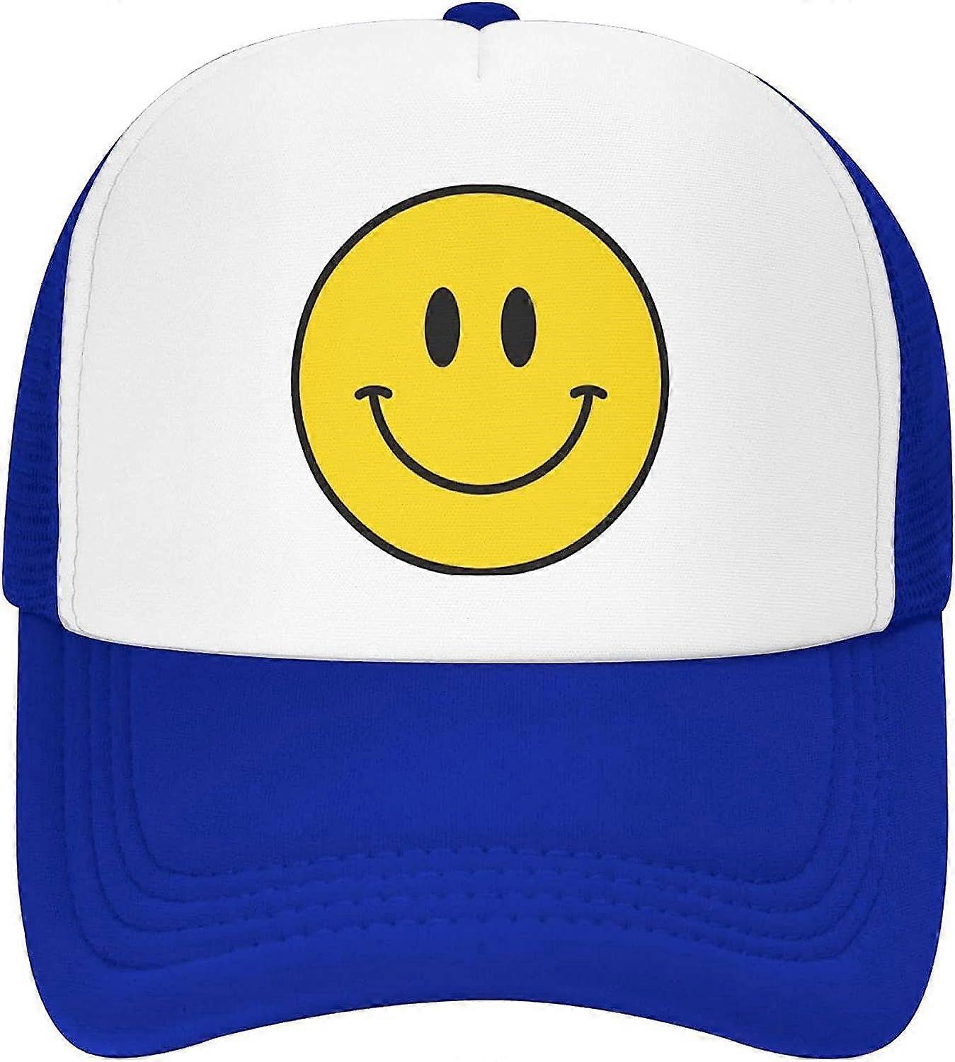 Trucker Hats Womens Mens Adjustable Foam Mesh Baseball Cap for Women Men Blue