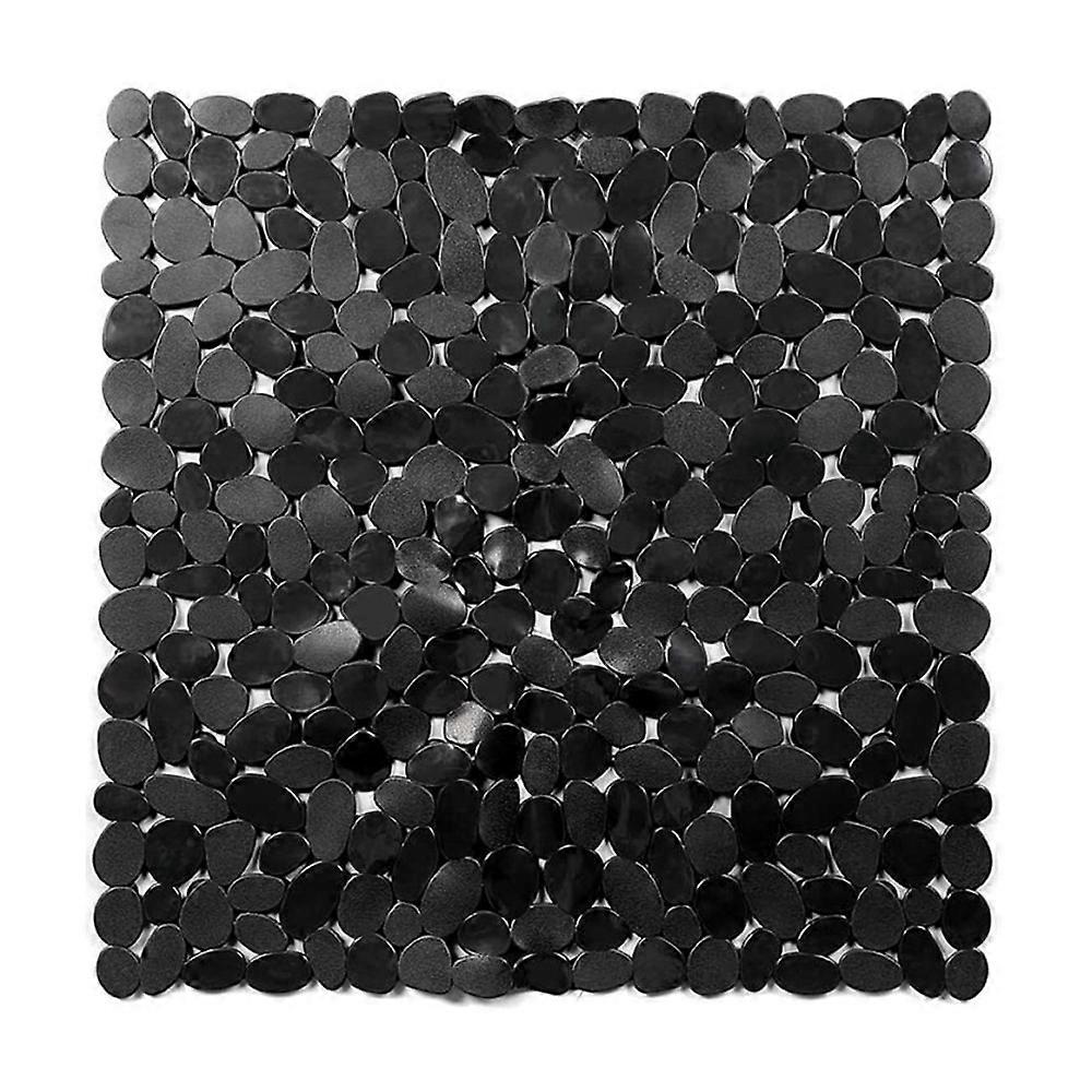 Non-slip shower mat with hundreds of suction cups, machine washable