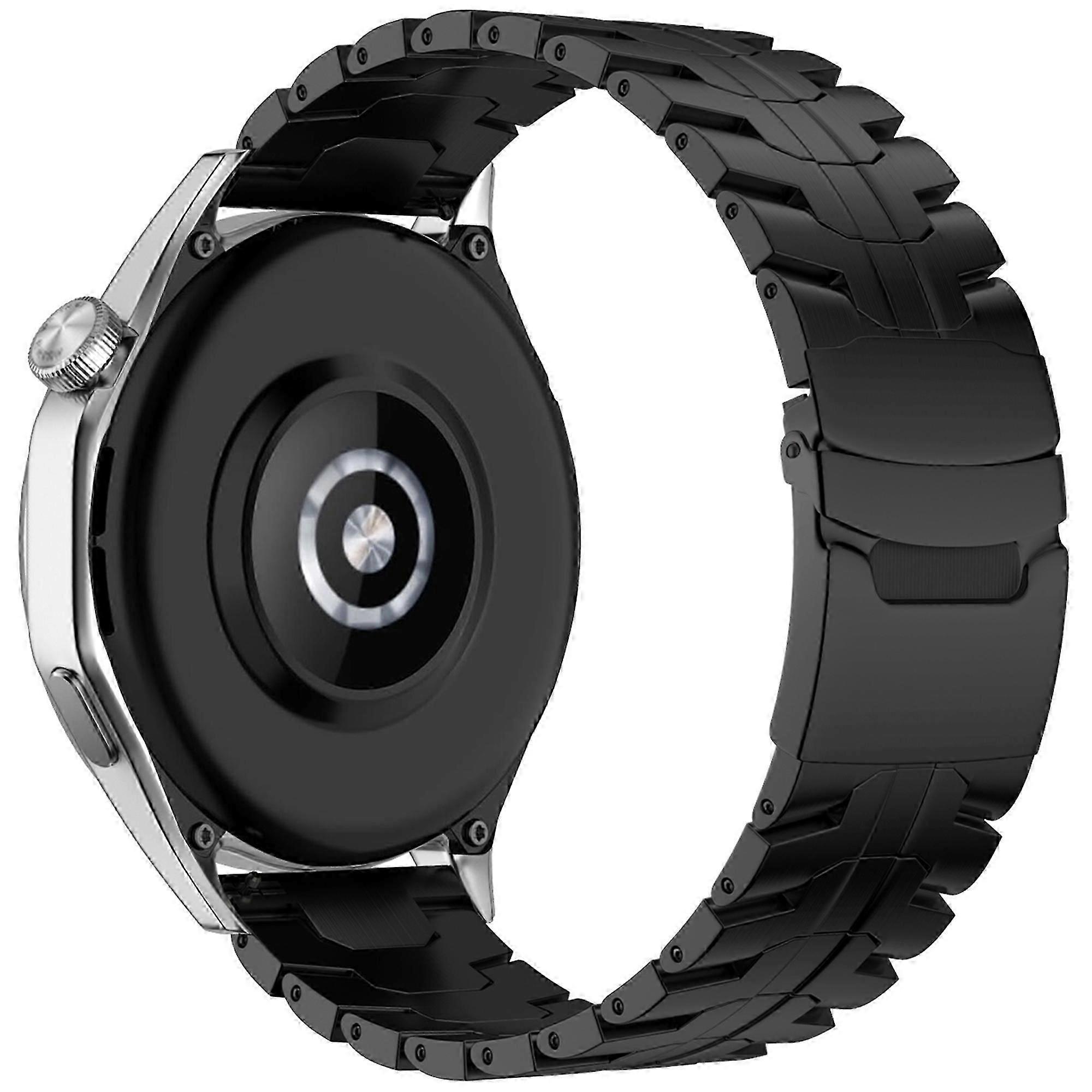 22mm Safety Buckle Titanium Alloy Strap For Huawei Watch GT 4 46mm/ Watch 4/ 4 Pro/ GT/ Samsung Galaxy Watch3 45mm