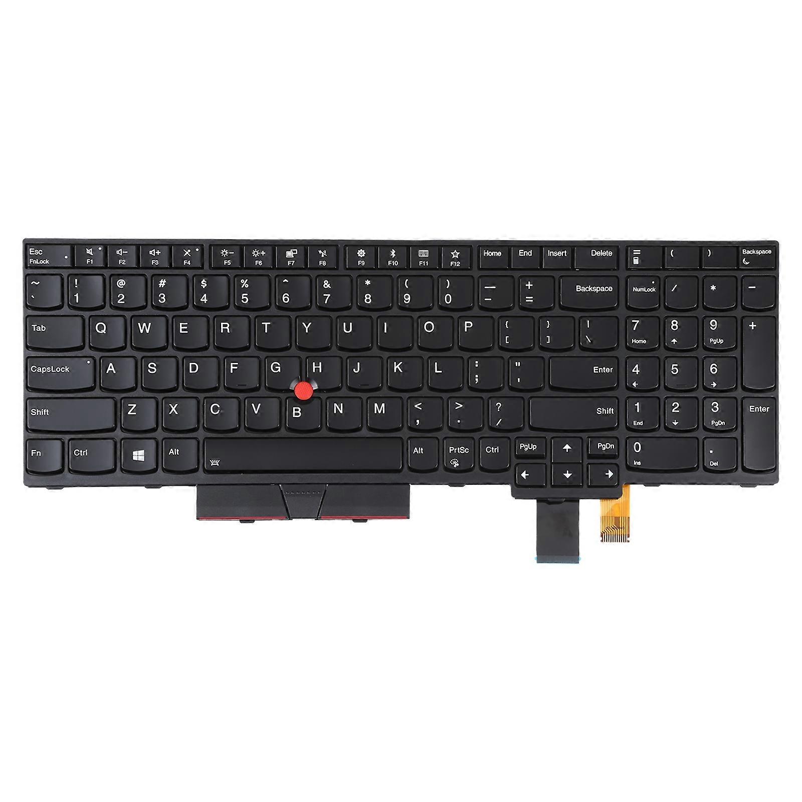Clavier américain avec rétroéclairage et pointage pour Lenovo Thinkpad T570 T580
