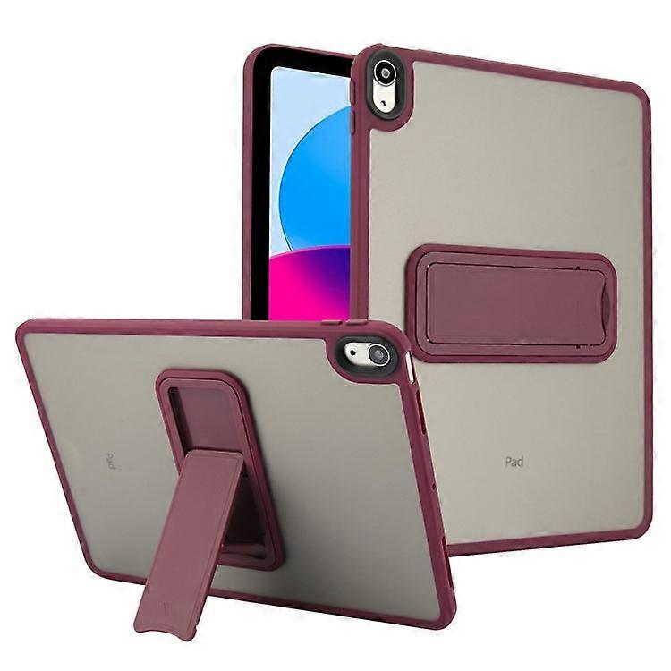 Compatible For iPad 10.9 (2022) Case with Kickstand TPU + PC Skin-Touch Tablet Cover