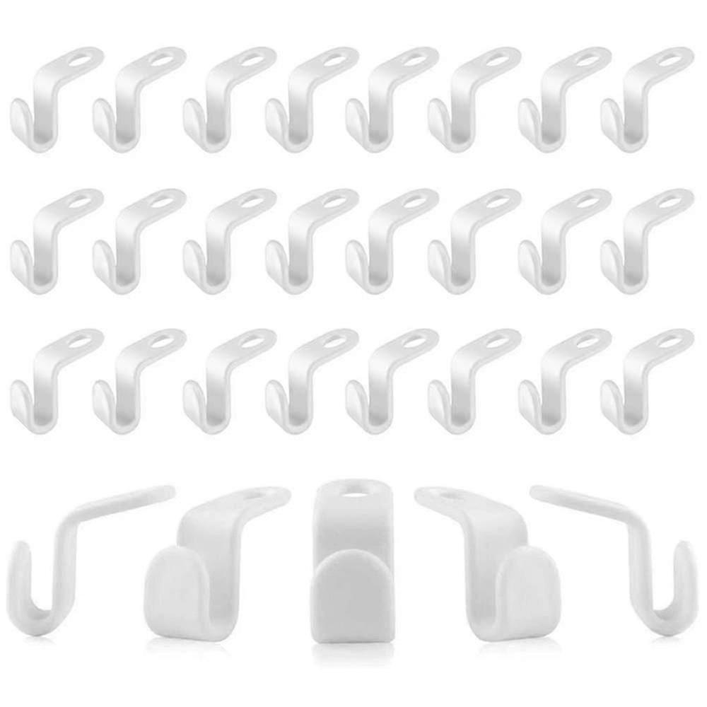30pcs Clothes Hanger Connector Hooks Mini Cascading Stack For Closet Wardrobe Space Saving