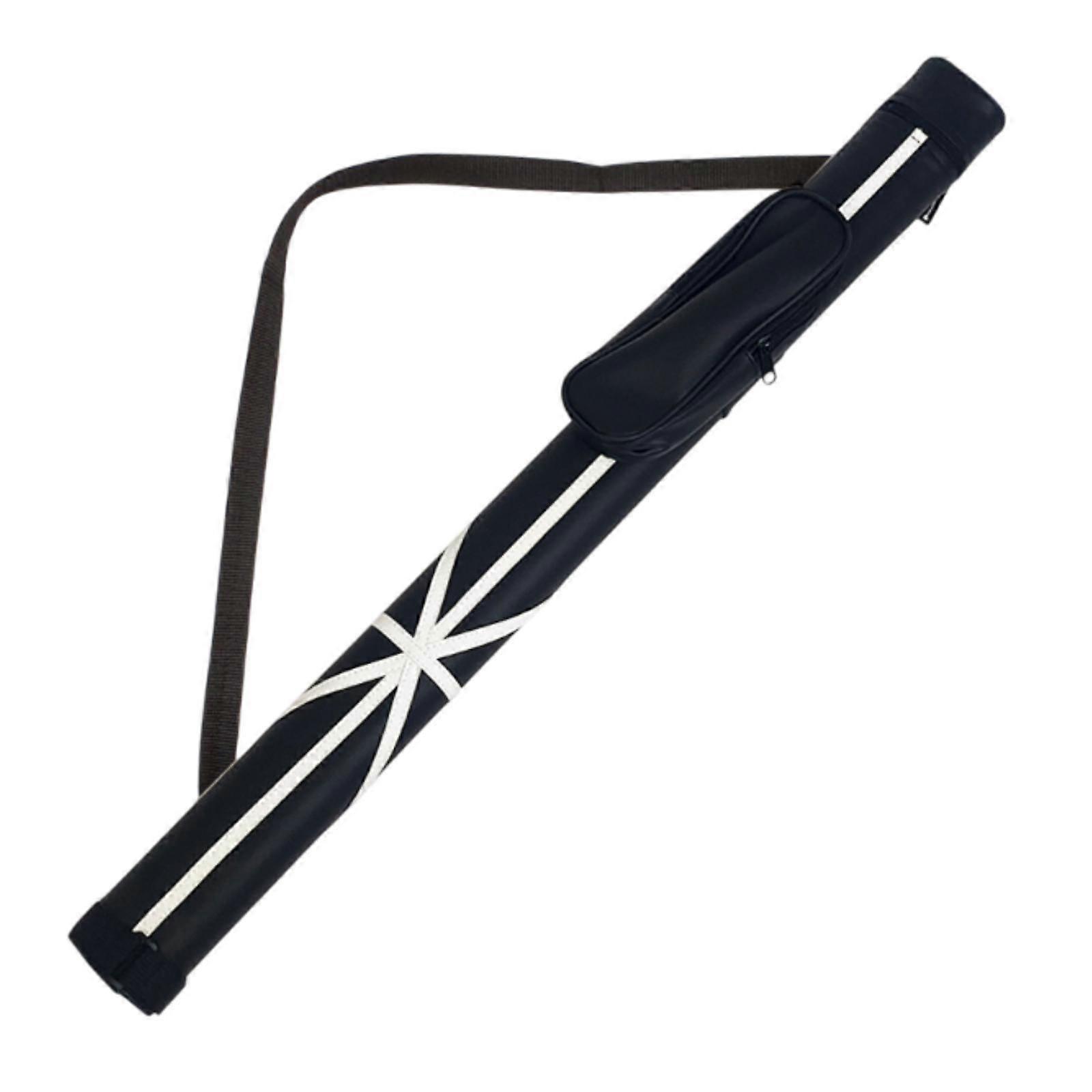 Billiard Pool Cue Bag Equipment Organizing with Zipper 2 Holes Pool Cue Case