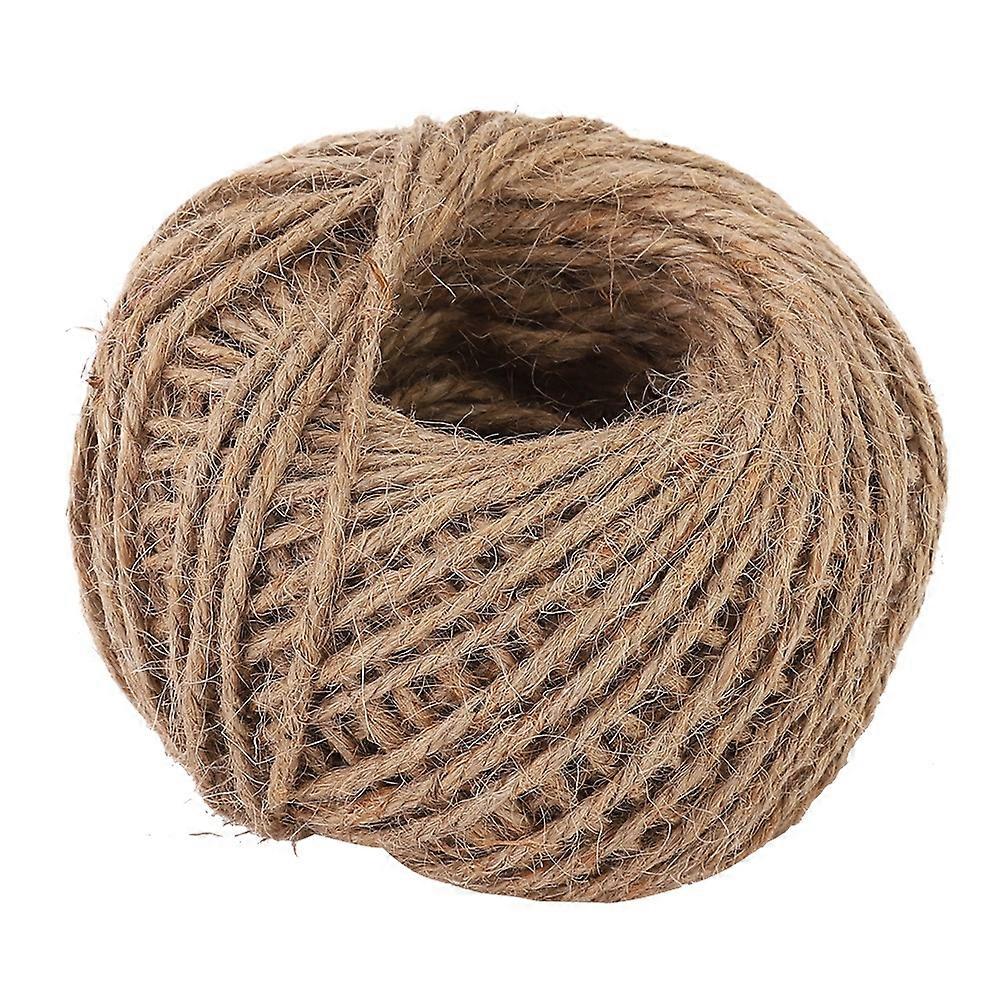 Garden Plants Vines Natural Jute T String Rope 50 Feet for Arts and Crafts, Eco-Friendly Twine for Macrame and Plant Hangers