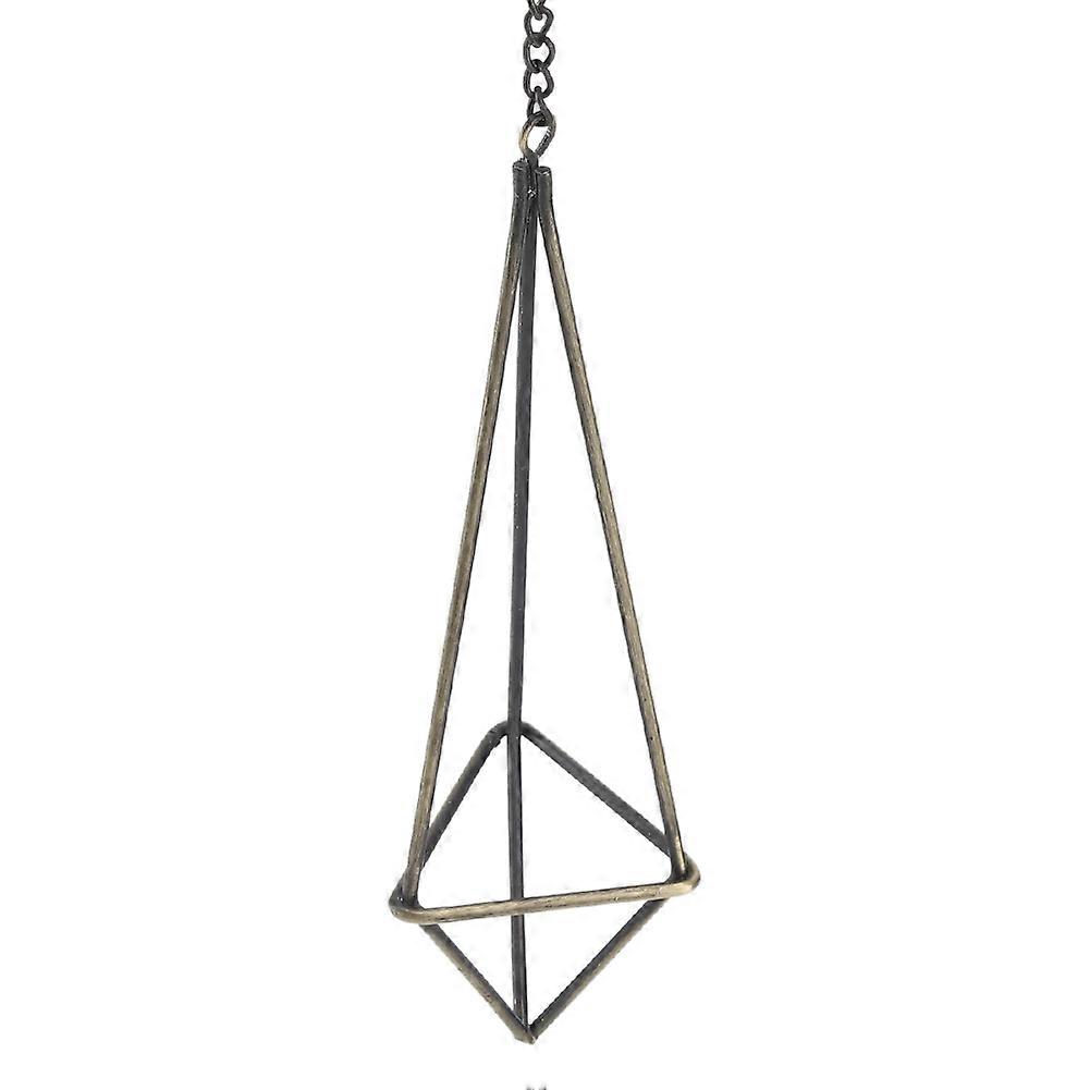 Geometric Triangle Hanging Flower Holder Stand For Air Plants And Bromeliads Freestanding Plant Rack For Home Decor