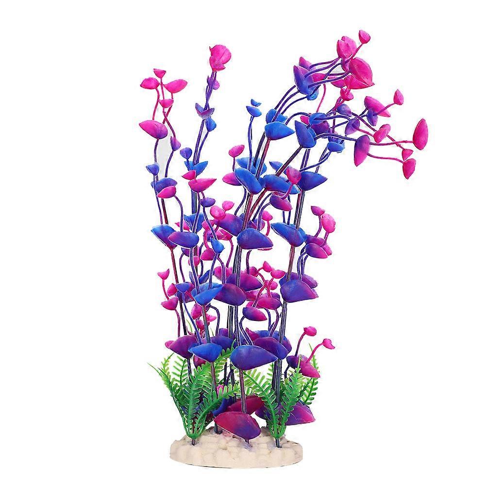 Plastic Aquarium Water Plant Accessory - Artificial Vivid Shape High Simulation Decoration for Fish Tanks