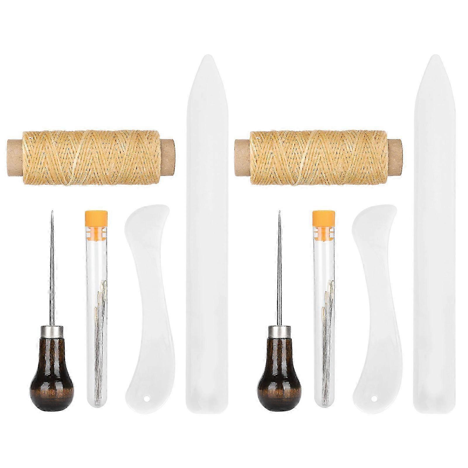 Leather Craft Sewing Tool Kit Copper Repair Hand Stitching Set DIY Sewing Accessory