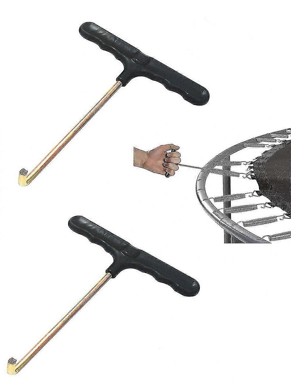 Trampoline Spring Pull Tool T-hook (2 Pack)