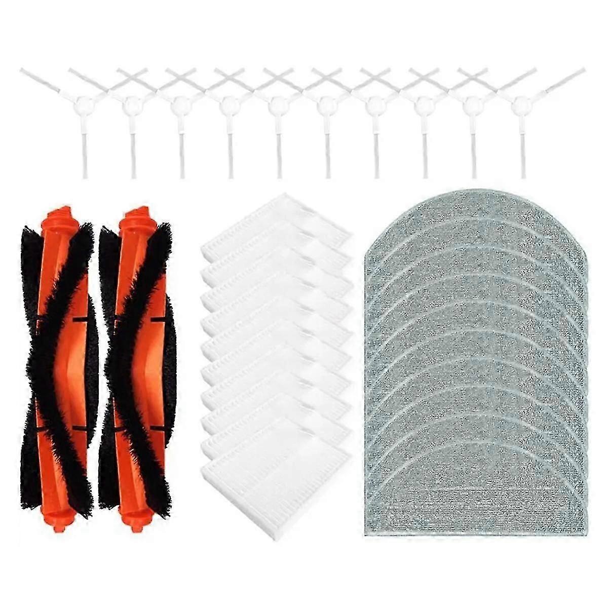 For 3C Plus C103 Replacement Spare Parts Accessories Main Side Brush Hepa Filter Mop Cloth DS