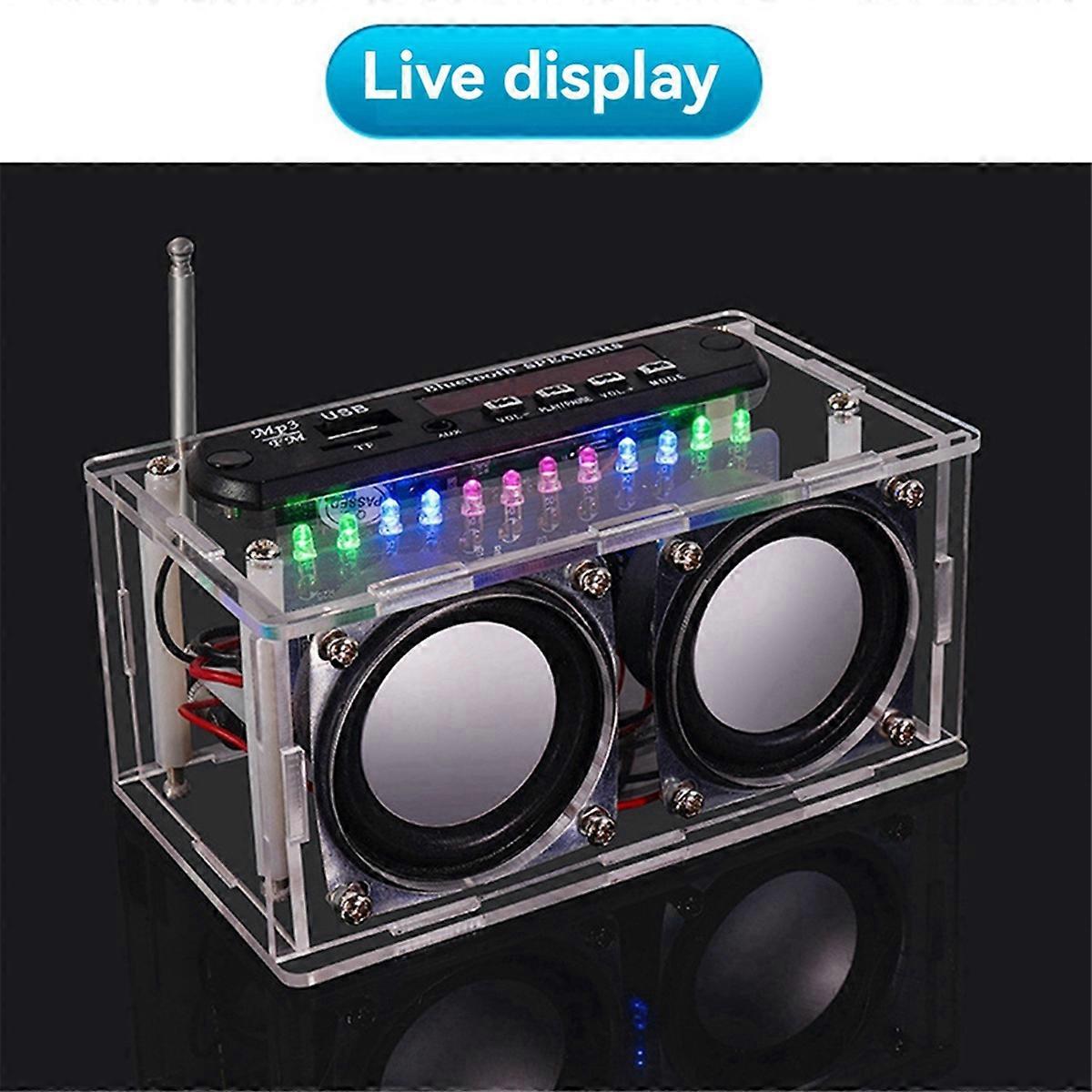 DIY Bluetooth Speaker Kit Soldering Project Practice Electronic Kit