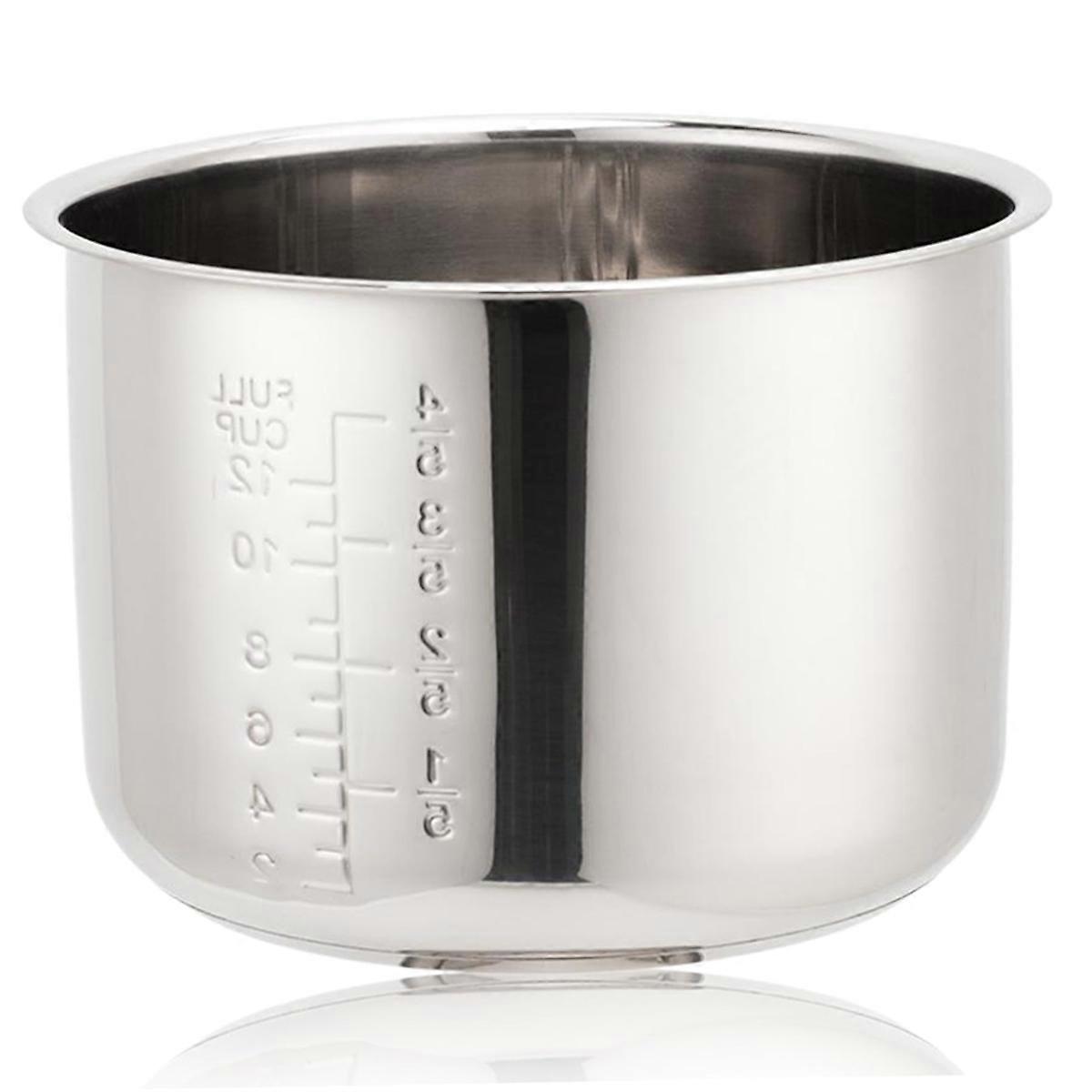 Stainless Steel Rice Cooker Inner Pot 5L,with Scale