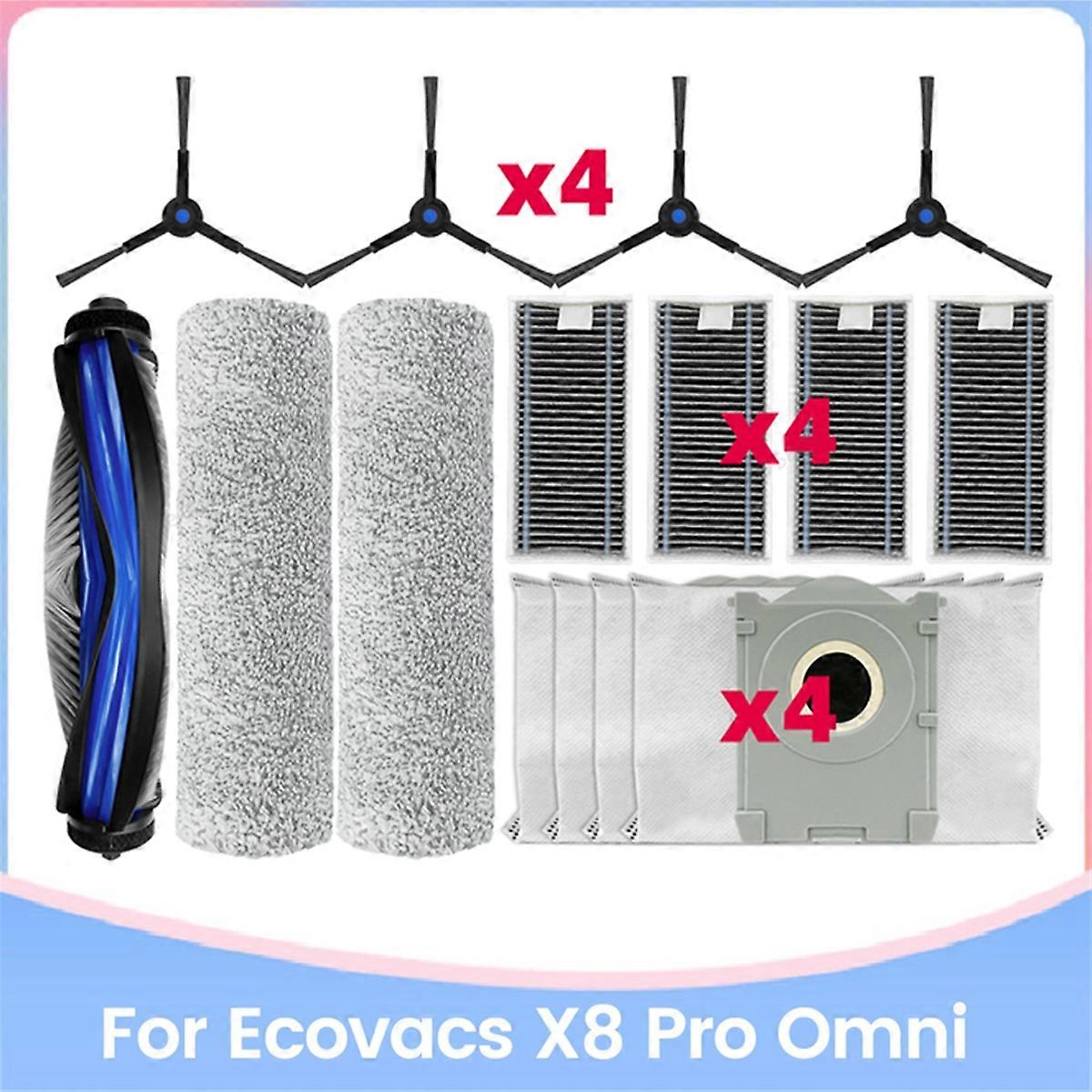 Replacement for Ecovacs Deebot X8 Pro Omni Vacuum Cleaner Parts