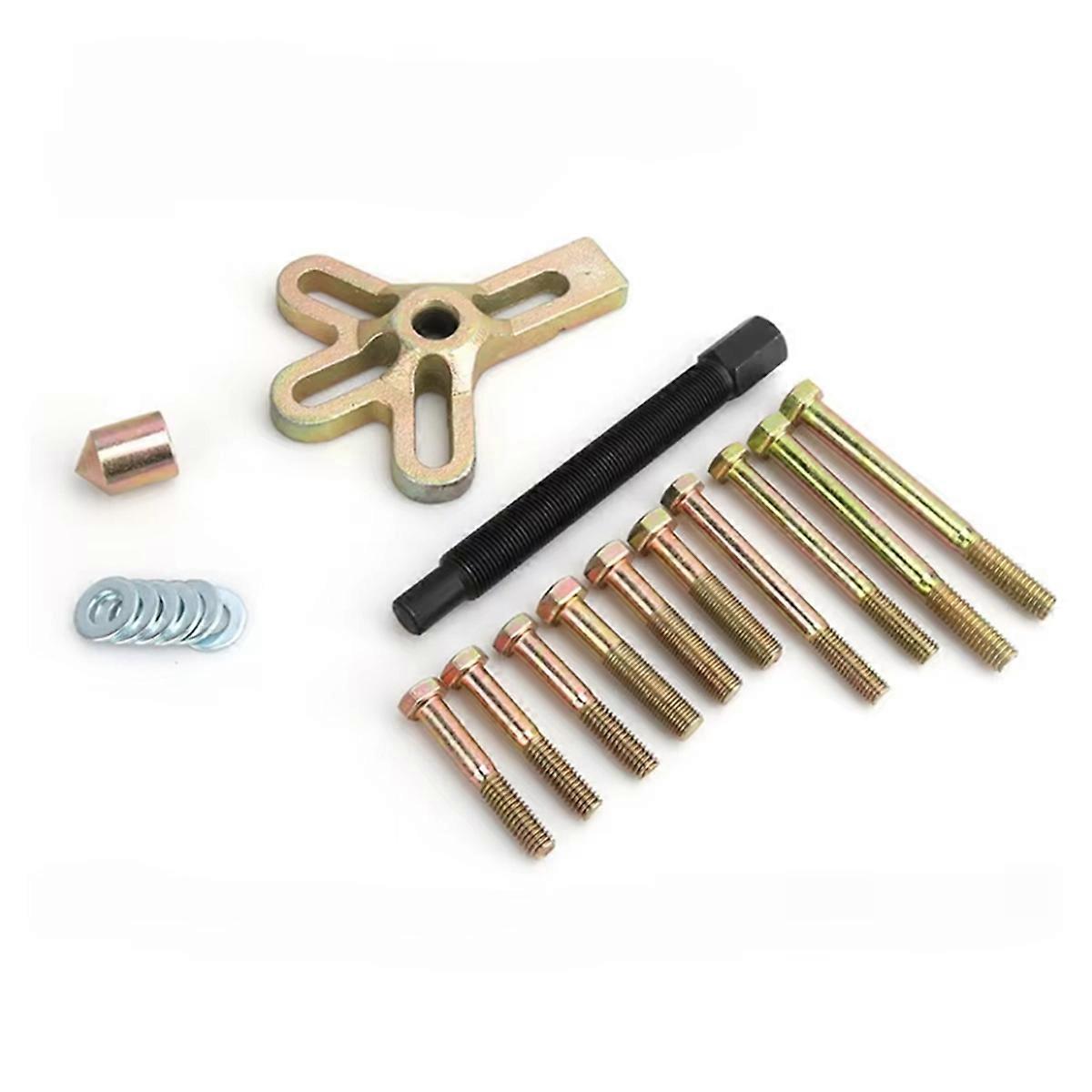13Pcs Car Steering Wheel Puller Kit Puller Set Gear Pulley Flywheel