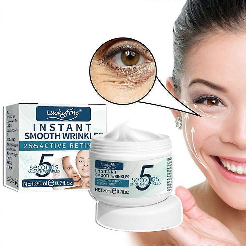 Instant Effect Against Wrinkles, Active Retinol Anti-Wrinkle Cream, 5 Seconds Instant Wrinkle Remover Cream, 5 Seconds Lifting Firming Anti-Ageing, Na