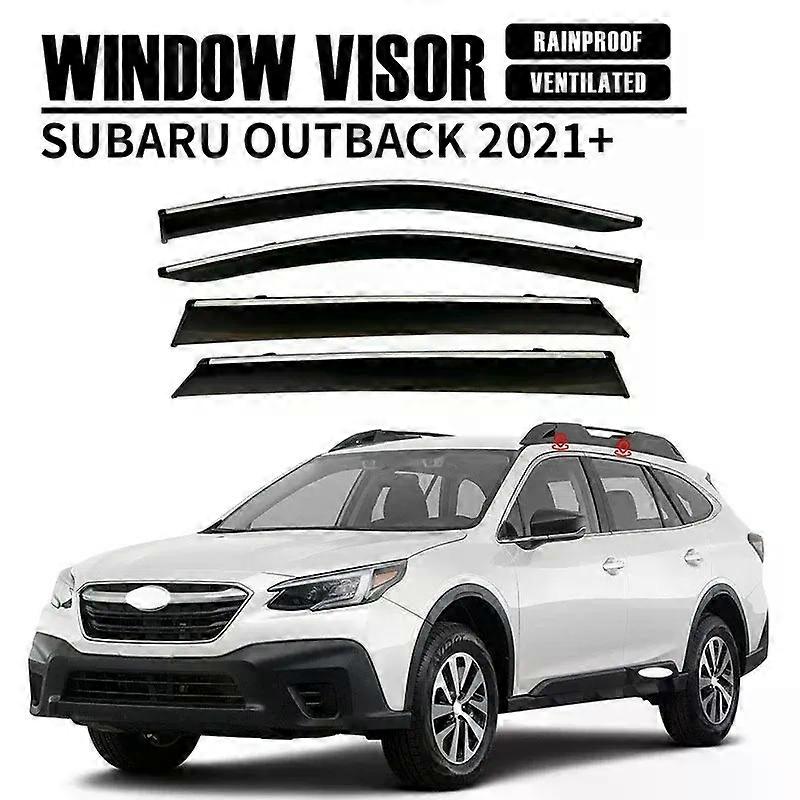 Applies to For Subaru Outback MK6 BT 2021+ Window Visor Vent Shades Ventvisor Wind Deflectors Visors Rain Visor
