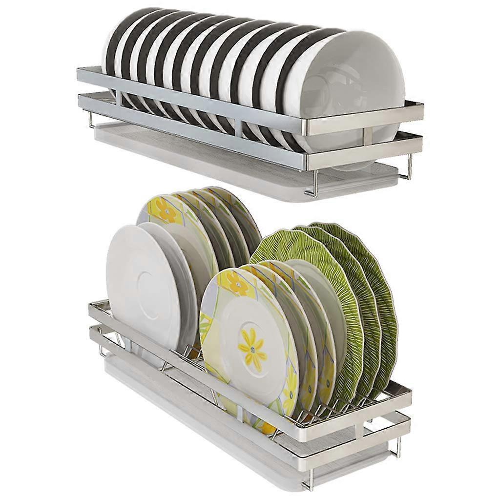 Anti-Rust Dish Drainer Kitchen Organizer with Removable Drainboard Cutlery Cup Holder