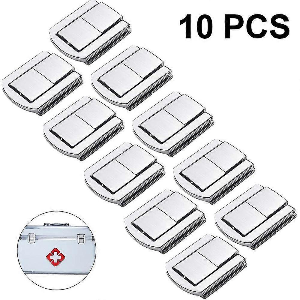 アンティークラッチハスプ装飾ヴィンテージロックネジ付き10個