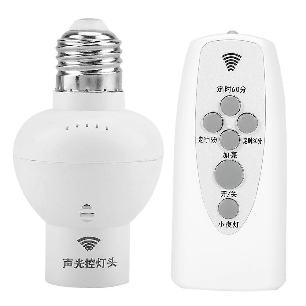 Effortless Lighting Control, Remote Control Light Bulb Socket with Timer Switch, Enhance Your Daily Routines