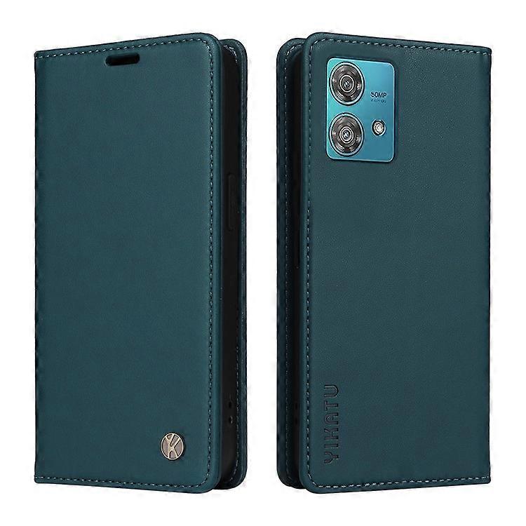 YIKATU YK-001 Compatible For Motorola Edge 40 Neo 5G Leather Case Phone Cover Wallet Stand