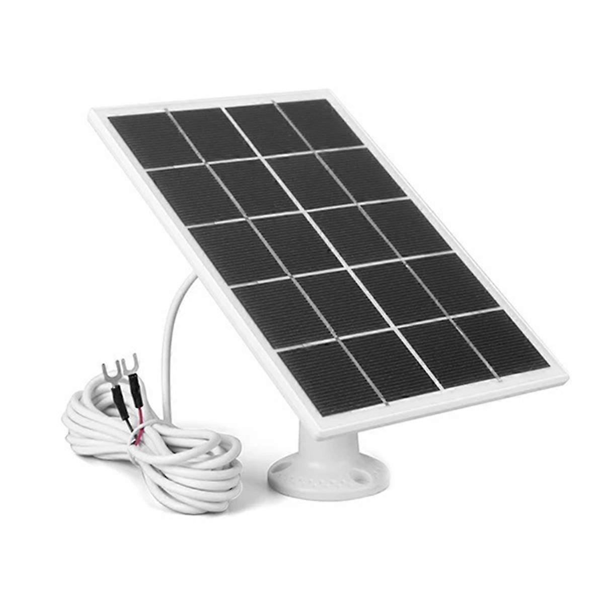 20W Solar Panel Charger for Ring Video Doorbell, White