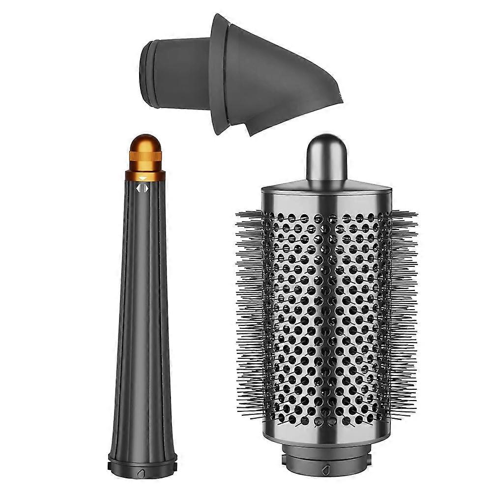 Hair Curling Conical &Large Round Brush with Adaptor for