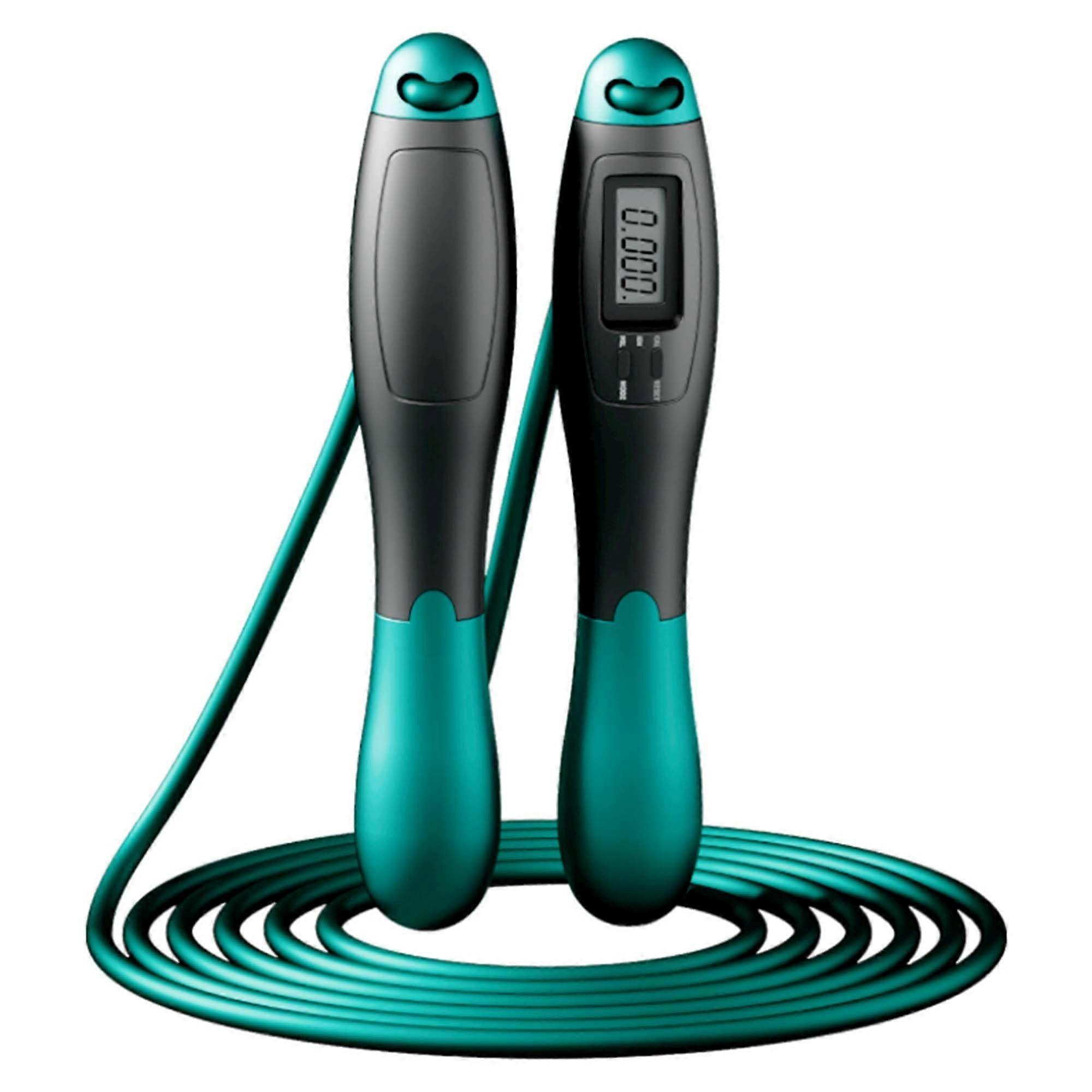 Skipping Rope with Counter Multifunctional Skipping Rope: Adult Speed Jump Rope with Calorie Counter, Anti-Slip Handle Steel Wire Rope