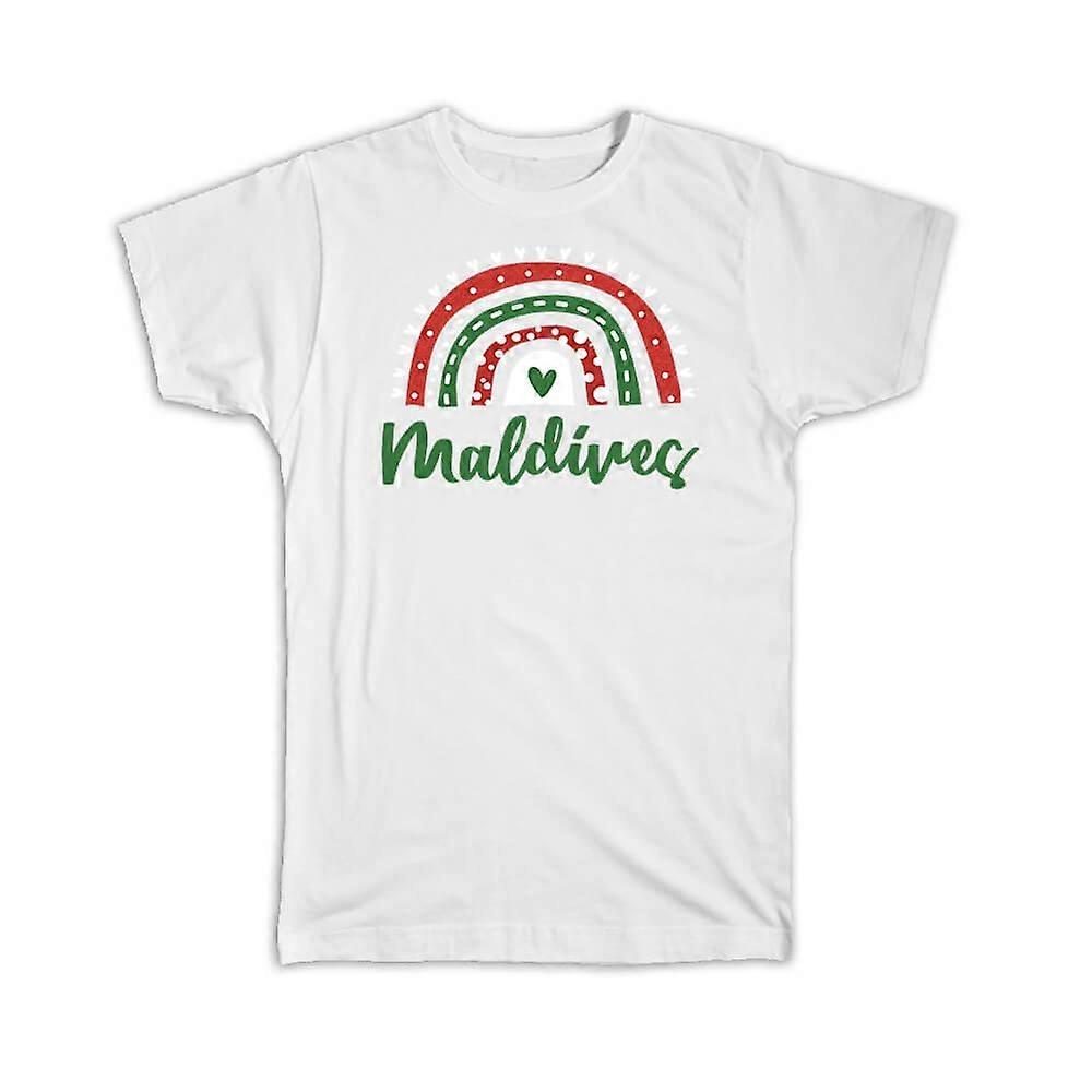Gift T-Shirt: Maldives Rainbow