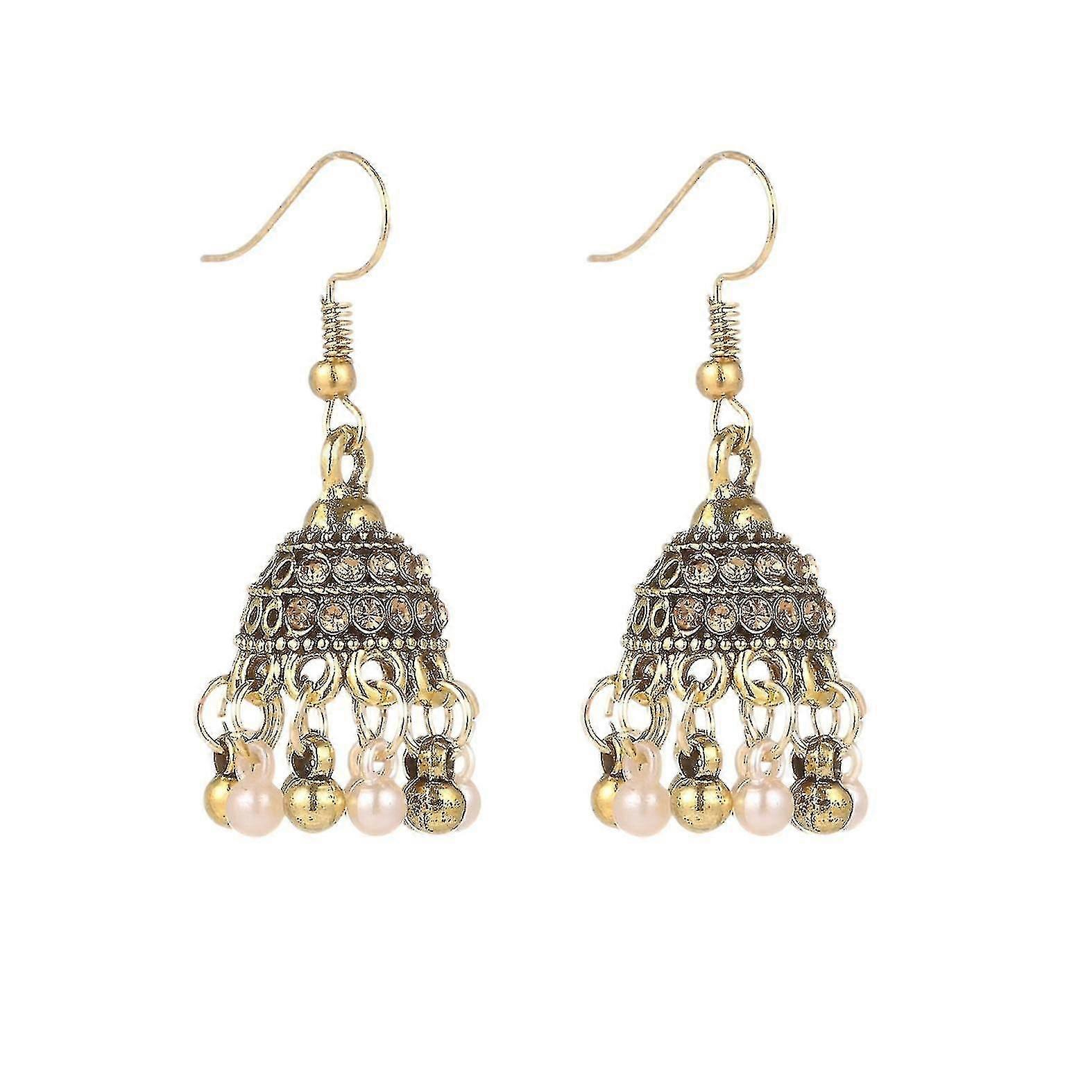 タリニカ ヴァイナヴィ アンティーク ゴールドメッキ インディアン ジュムカ イヤリング