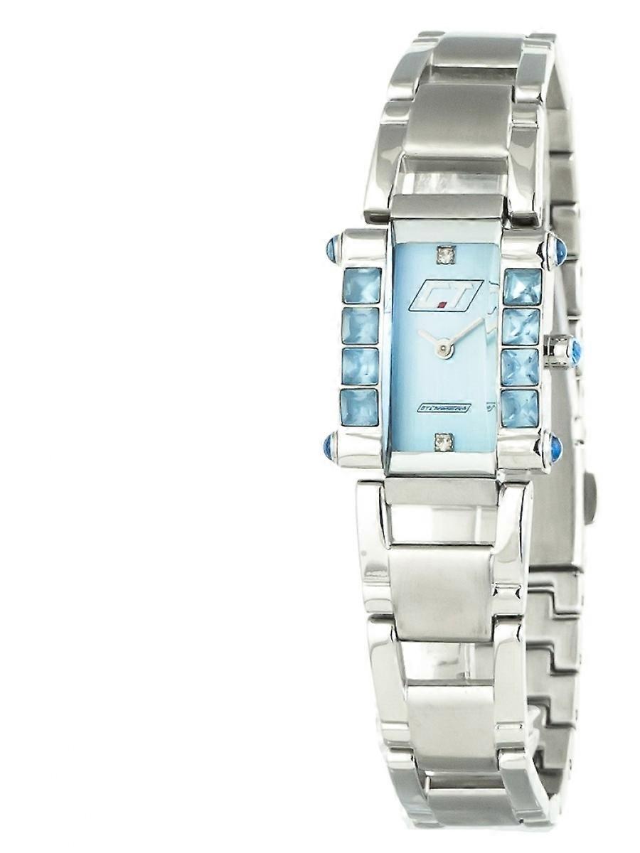 Chronotech sølv rustfrit stål CC7040LS-01M dameur