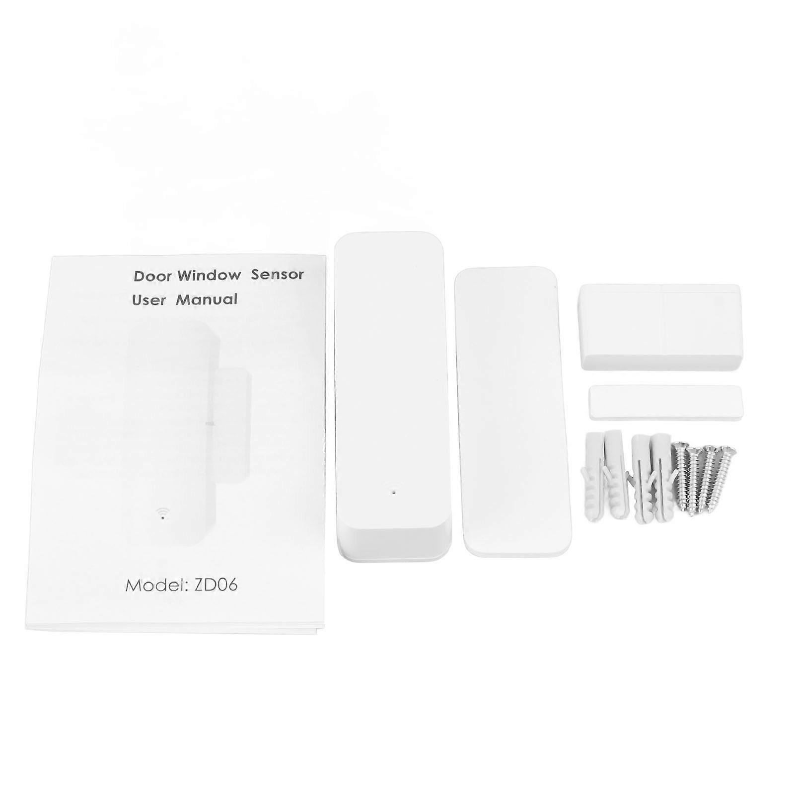 WiFi Door Window Sensor Real Time Alarm Magnetic Door Open Detector for Tuya Home System