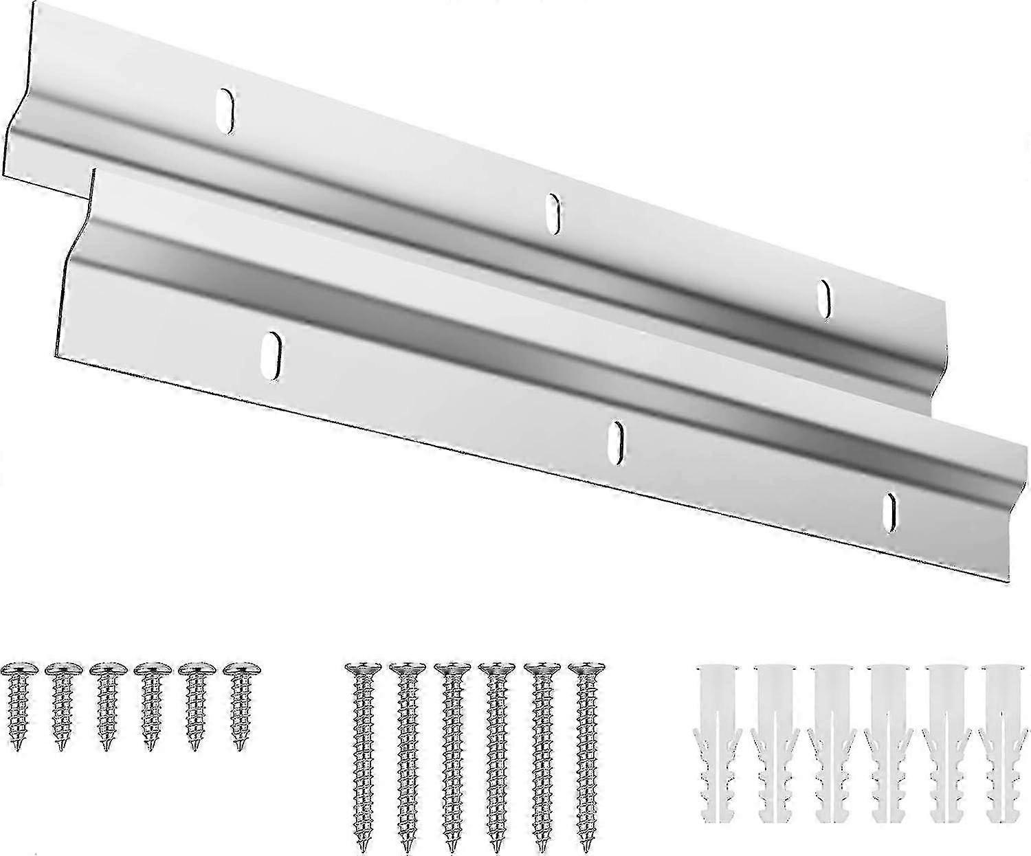 French Cleat Picture Hanger, 2pcs Z Bar Interlocking Wall Mounting Bracket Kit