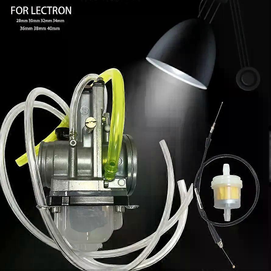 con For YZ250F KX250F RMZ250 CRF250R CRF450R 28 30 32 34 36 38 40mm for Lectron Velocity Adjustable Power Jet Carburetor with Cable