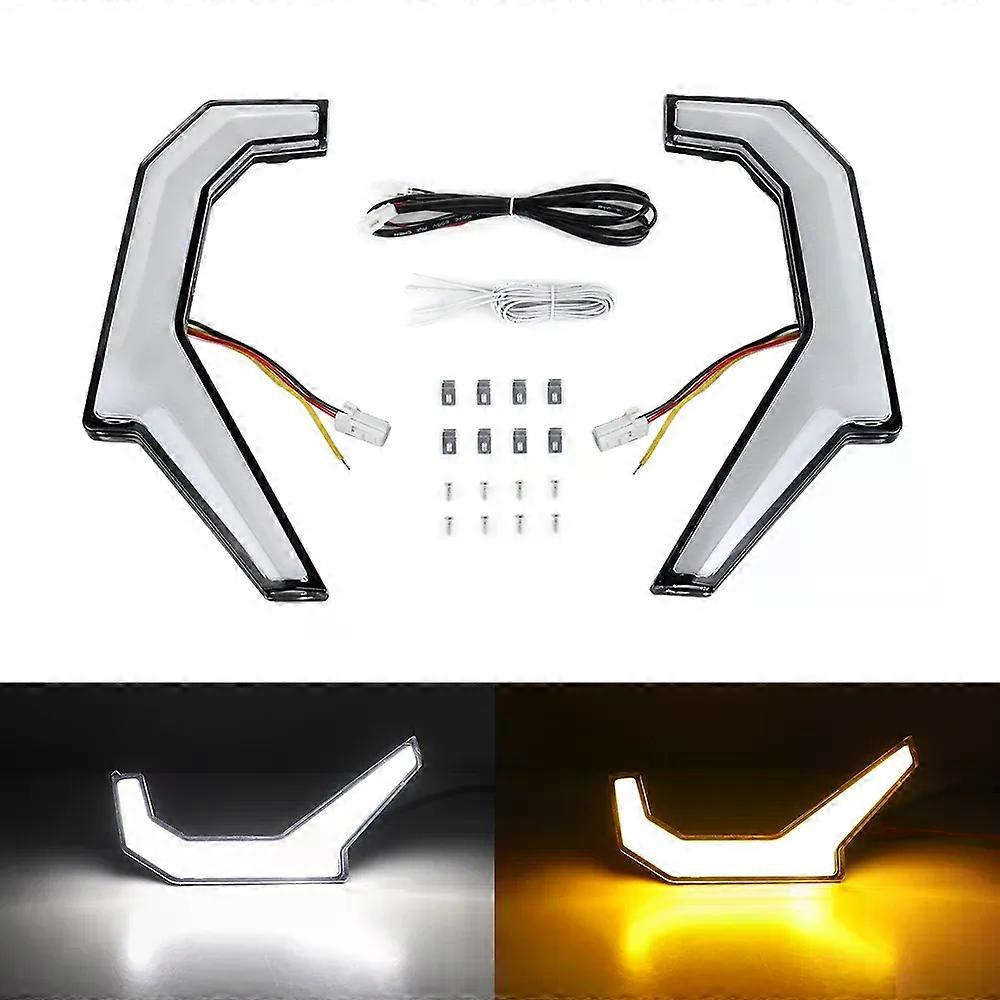 UTV ATV Front Fang Accent Lights LED Turn Signal Light for Polaris RZR XP XP4 1000 2014-2018 RZR-4 900 2015-2020 Accessories