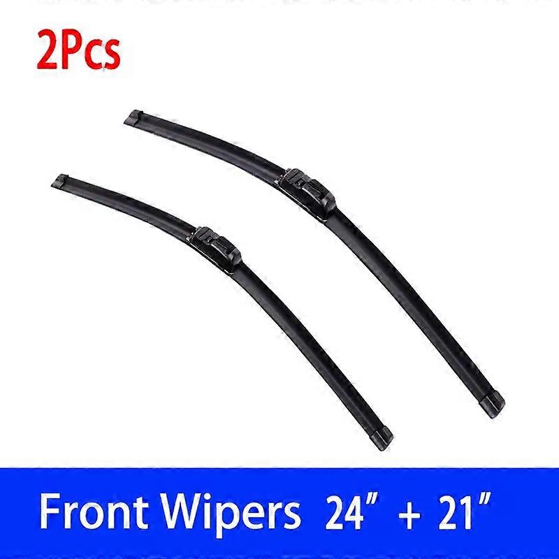 For Opel Vivaro A 2004-2014 Car Windshield Wiper U-type Soft Rubber Frameless Bracketless HD Car Wipers 24"+21"