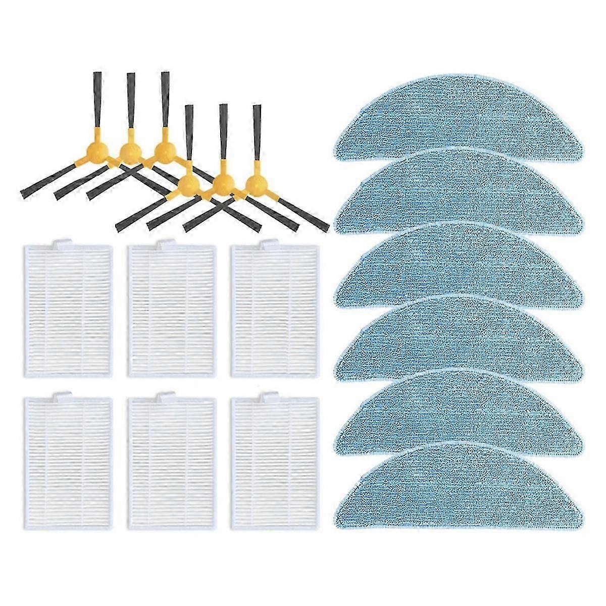 suitable for For Redmond RV-R670S Replacement Side Brush HEPA Filter Mop Pads Spare Parts Accessories-CHENG DU SI XI
